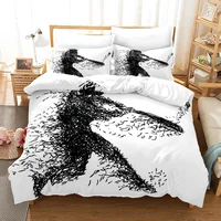 Baseball Sports Bedding Set Duvet Cover Pillowcase 100% Polyester King Size 3D Comforter Digital Printing Quilt Cover For Boys 2