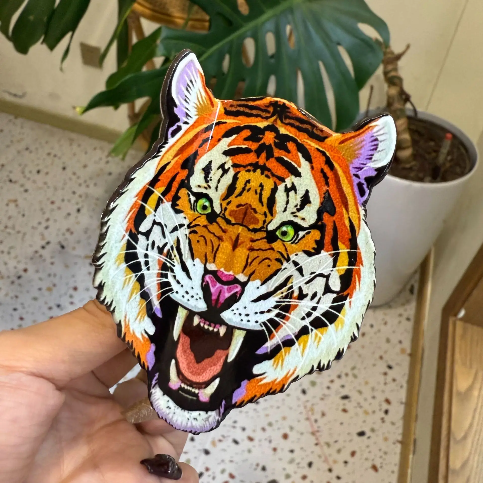 New Animal Collection Hair Claw Cool Tiger Lion Cheetah Leopard