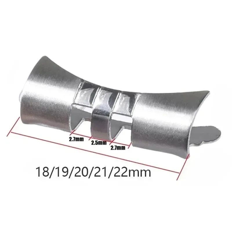 Curved Flat End Stainless Steel Metal Link Adapter