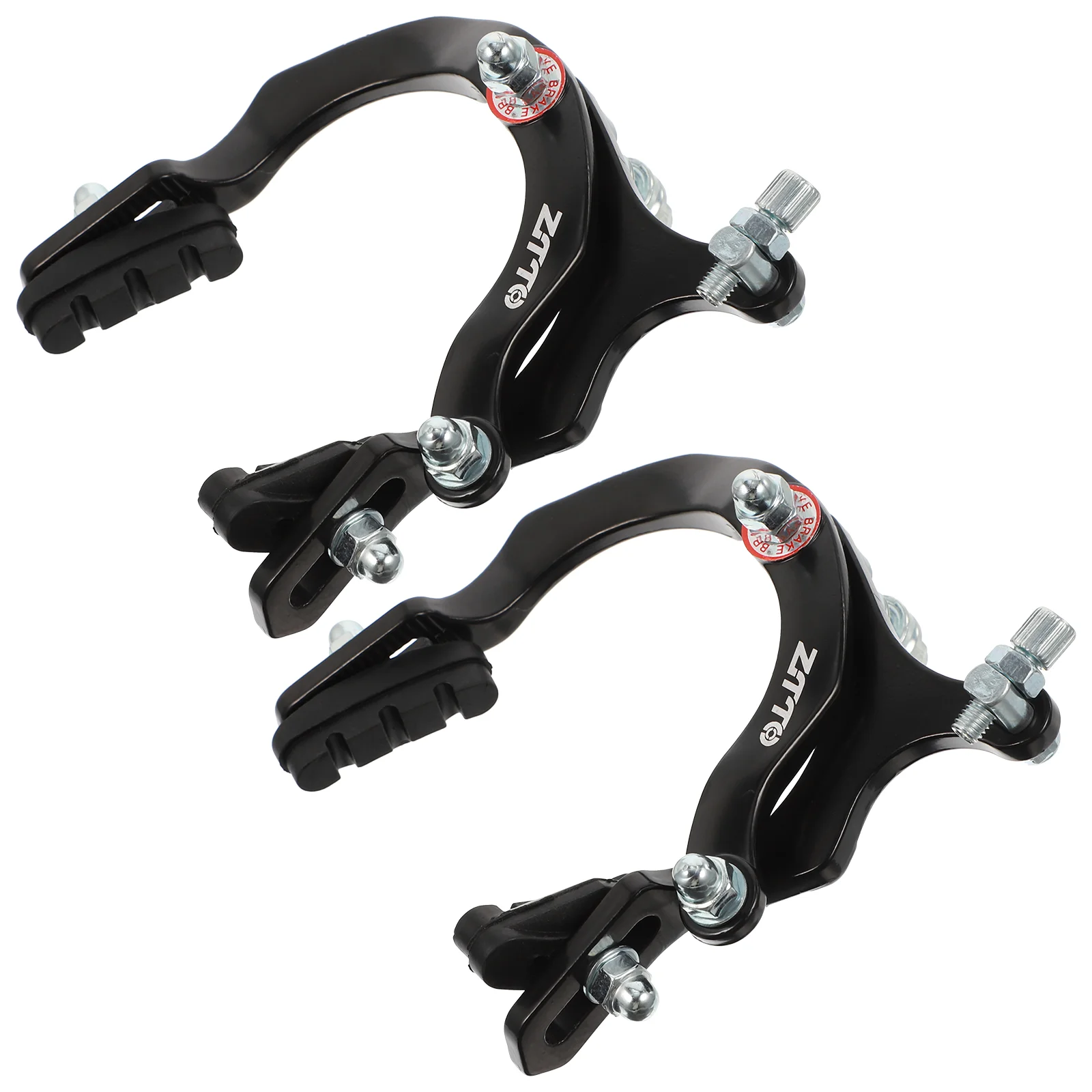 

1 Pair Side Brake Caliper Caliper Brake Black Aluminum Alloy Brake Clip for Mountain Road Bike Accessory
