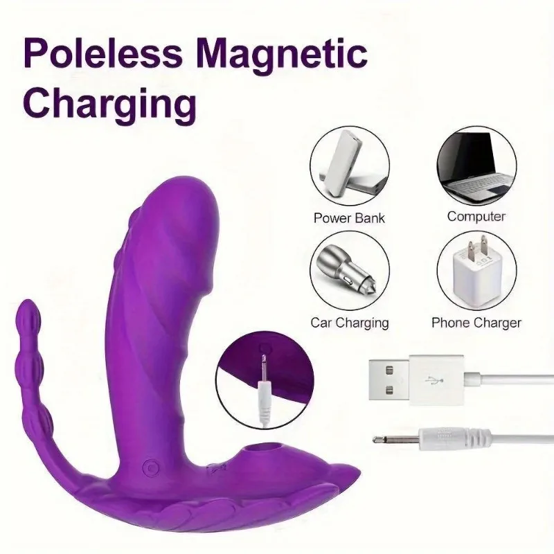 Female clitoral stimulation adult sex toys, tri1 vibrating anal tease pleasure sex toys, couple toys
