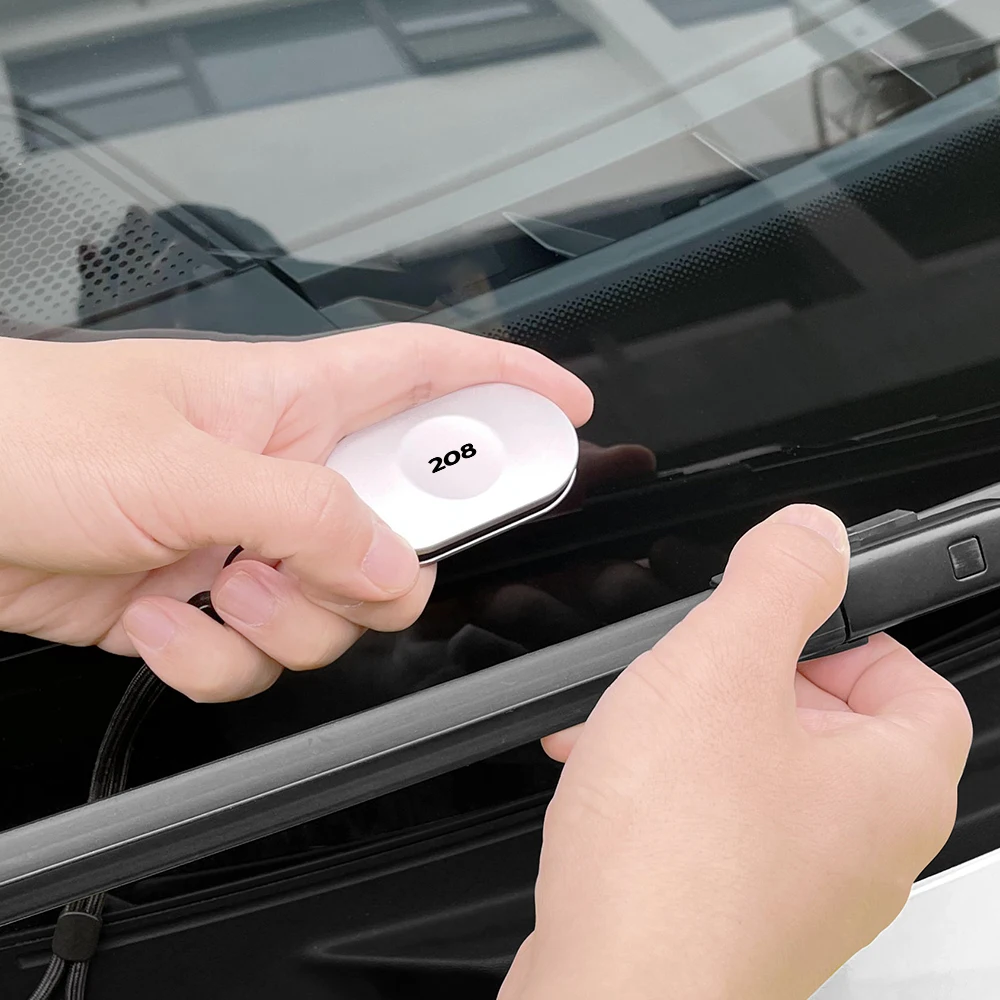 Per Peugeot 208 Gt Line Gti Mk2 Gt Allure Wrx 2013-2023 Strumento Di Riparazione Tergicristallo Per Auto In Metallo Striscia Adesiva Spazzola Tergicri