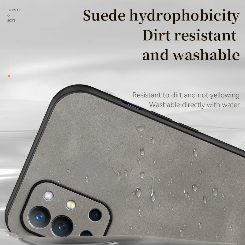 Luxury Sheepskin Magnetic Leather Phone Case with Soft Protection and Stand Feature