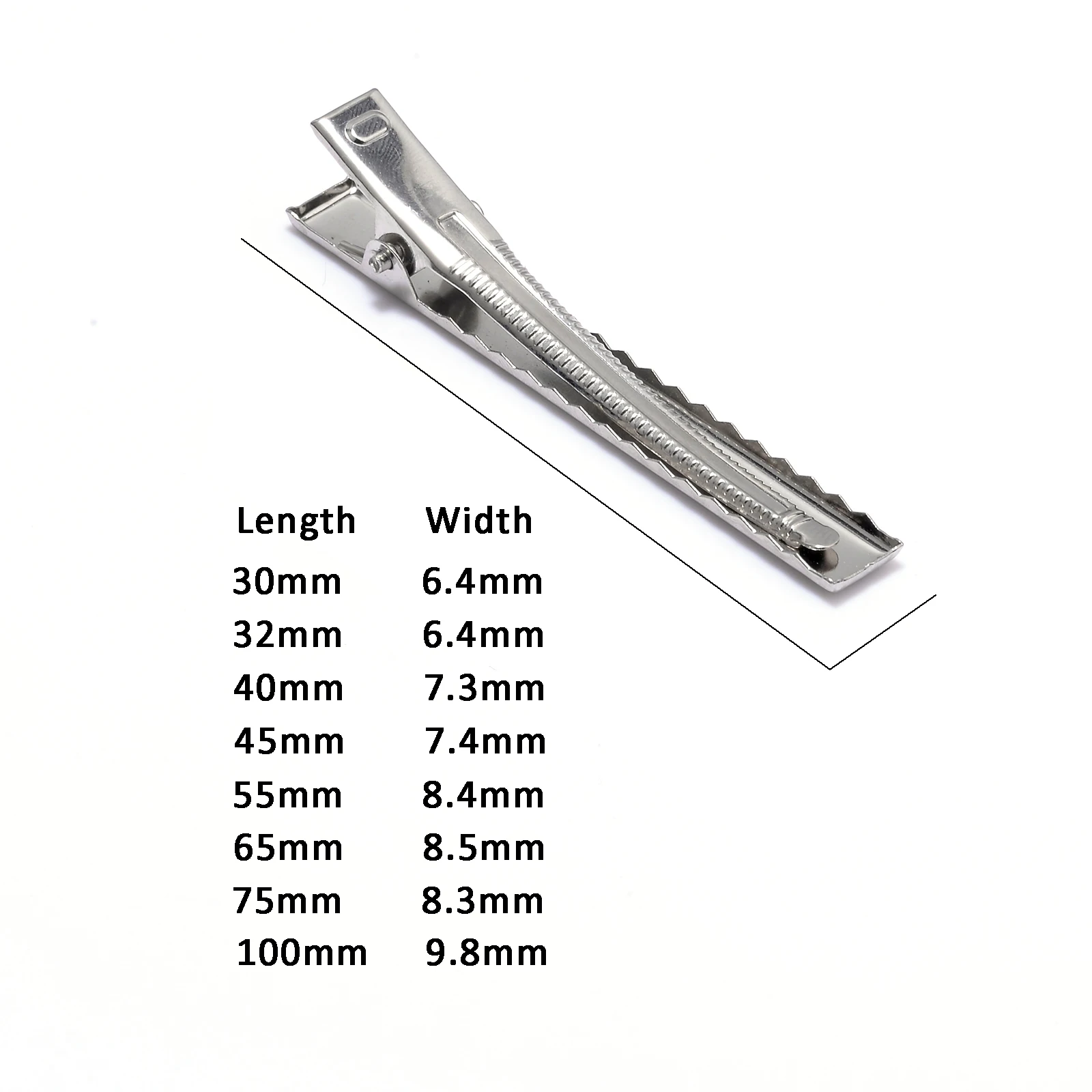 50 stks 100mm U vorm Haar Clip haar klauw, haar accessoires