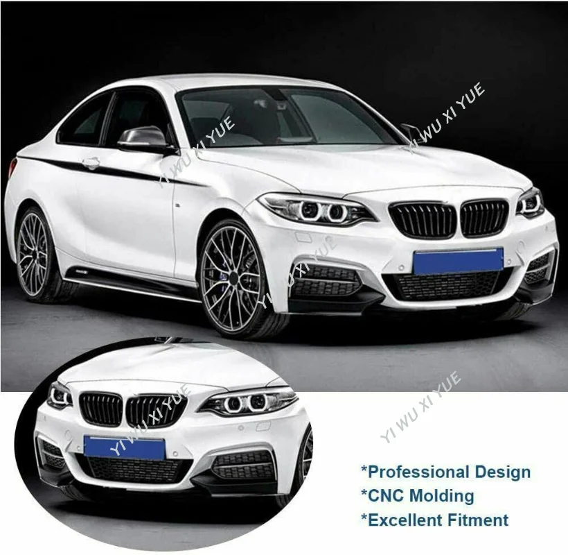 ● BMW F22 F23 2014～ 220i 1J20 M235i 1J30 フロント バンパー グリル スポイラー エアロ ボディ キット 51118058063 51117390336 Front Bumper suitable for BMW 2 Series F22 F23 (2014-Up) Coupe