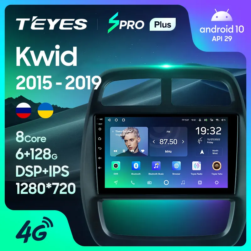 TEYES SPRO Plus For Renault Kwid 2015 2016 2017 2018 2019 Car Radio Multimedia Video Player