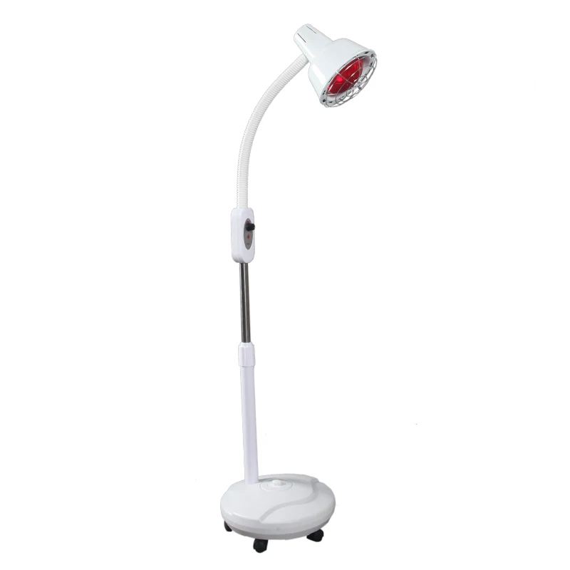 275W Adjustable Height and Angle Infrared Heat Light Floor Lamp Anti-scald Relieve Joint Pain Infrared Physiotherapy Lamp