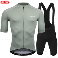 Youth Bike Shirts Men Summer Short Sleeve Cycling Jersey Set MTB Maillot Ropa Ciclismo Bicycle Wear Breathable Cycling Clothing 1