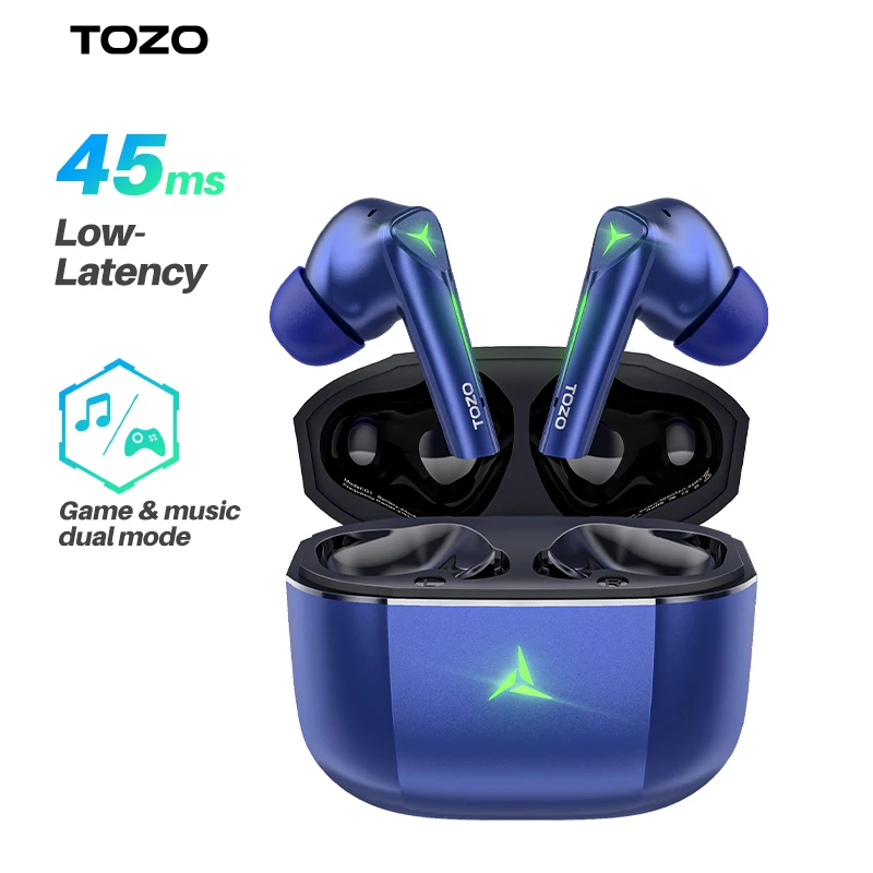 TOZO A1 Auriculares inalámbricos Mini, Bluetooth 5.3 Auriculares, Smart  Touch Control con micrófono, AAC sonido inmersivo para IPhon14 - AliExpress