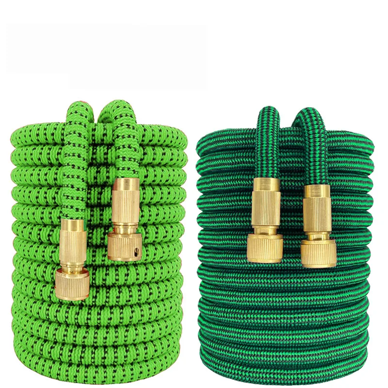 Flexible Expandable 25-150FT Magic Home and Garden Hose High Pressure House Watering for Farm Irrigation Car Wash Pipes