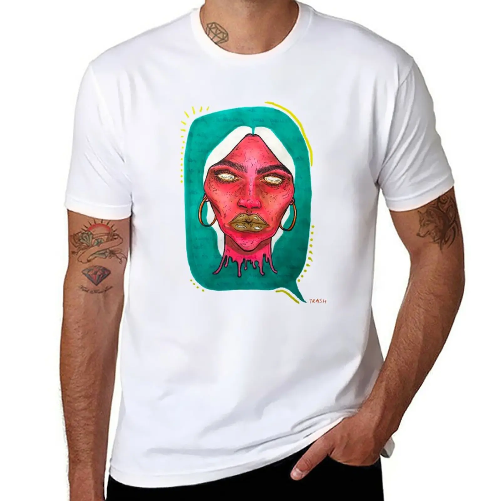 

New Trash T-Shirt Tee shirt black t shirts mens big and tall t shirts