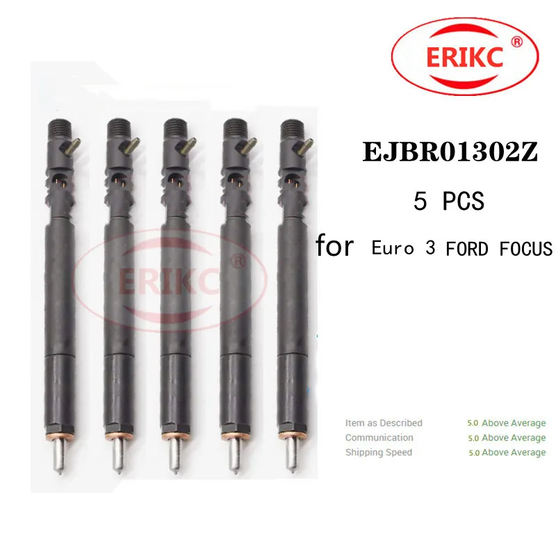 

Дизельный инжектор системы впрыска топлива ERIKC, 5 шт., EJBR01302Z, EJBR 013 02Z, для Ford, Focus, Transit, Euro 3