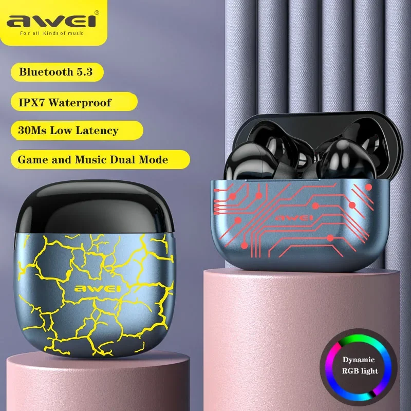 TWS-Наушники Awei T29 Pro с поддержкой Bluetooth и сенсорным управлением