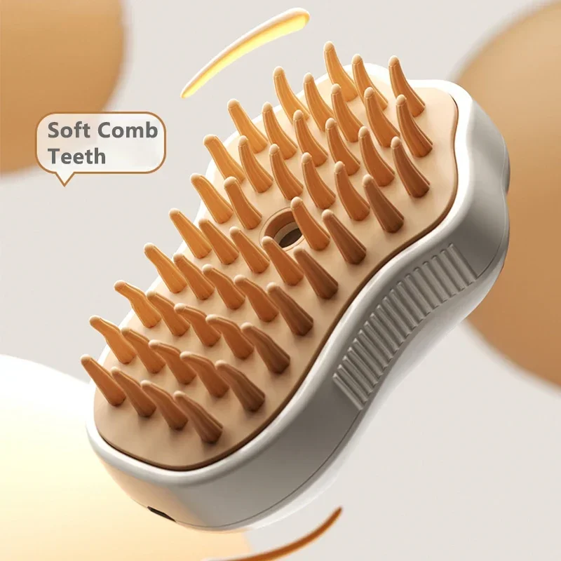 Cats Dog Hair Pet Brush Grooming Comb For Dogs Beauty Pets Dogs Accessories Tools Electrospray Triple Loose Steam Cats Supplies