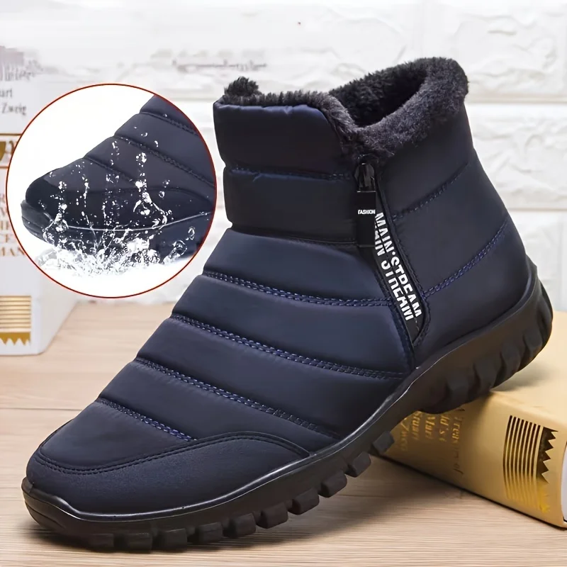 Men’s Warm Zipper Snow Boots 4