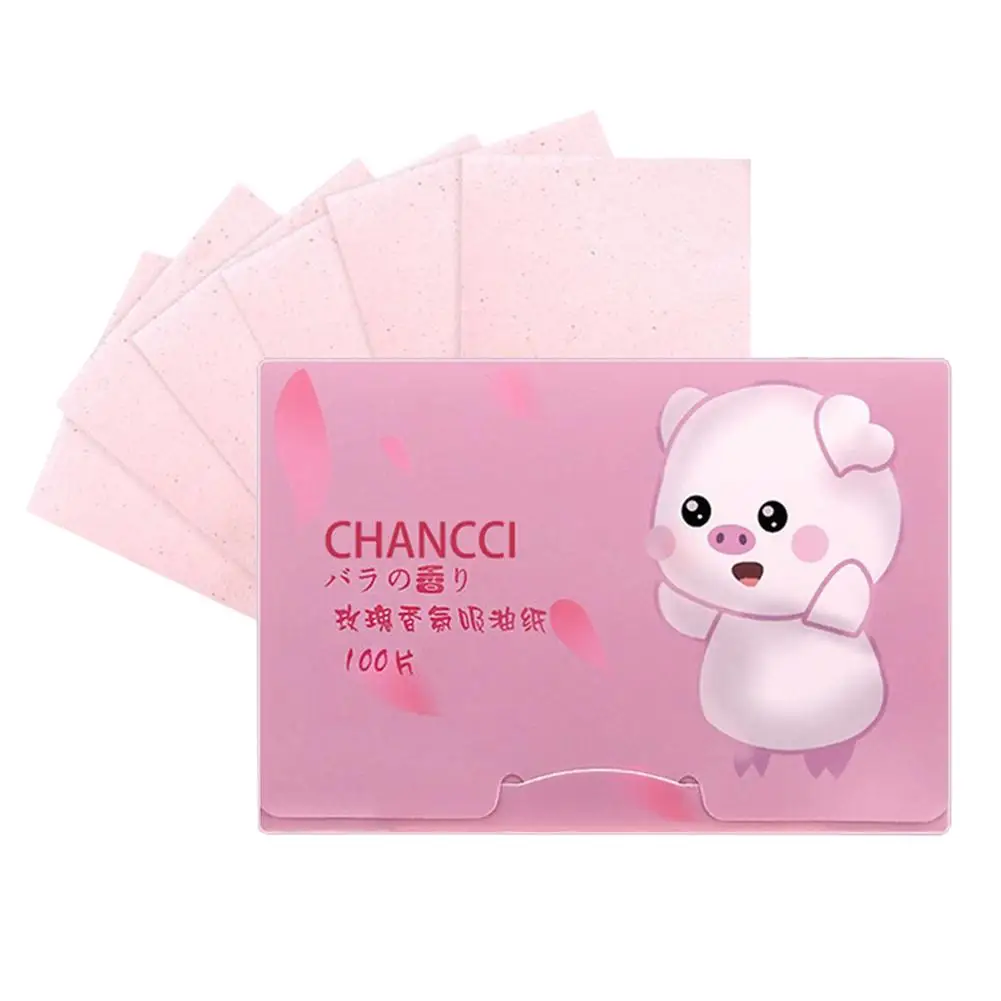 Face oil absorbing paper 100 portable for deep oil control