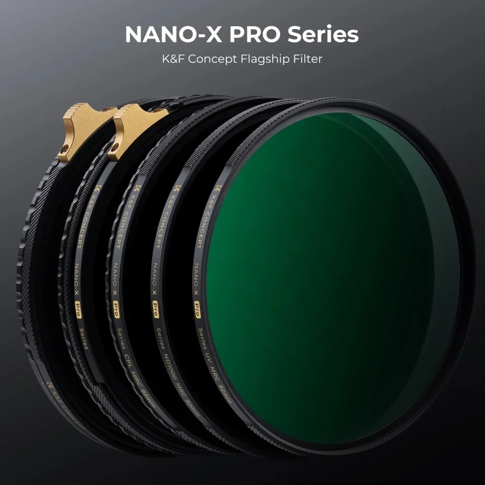 K&F Concept 82mm NDフィルター ND1000 10段階減光真鍮 【公式通販】