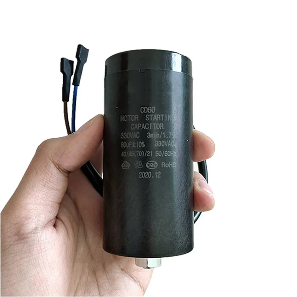Substituição 330V 80uf Compressor Começando Capacitor CD60