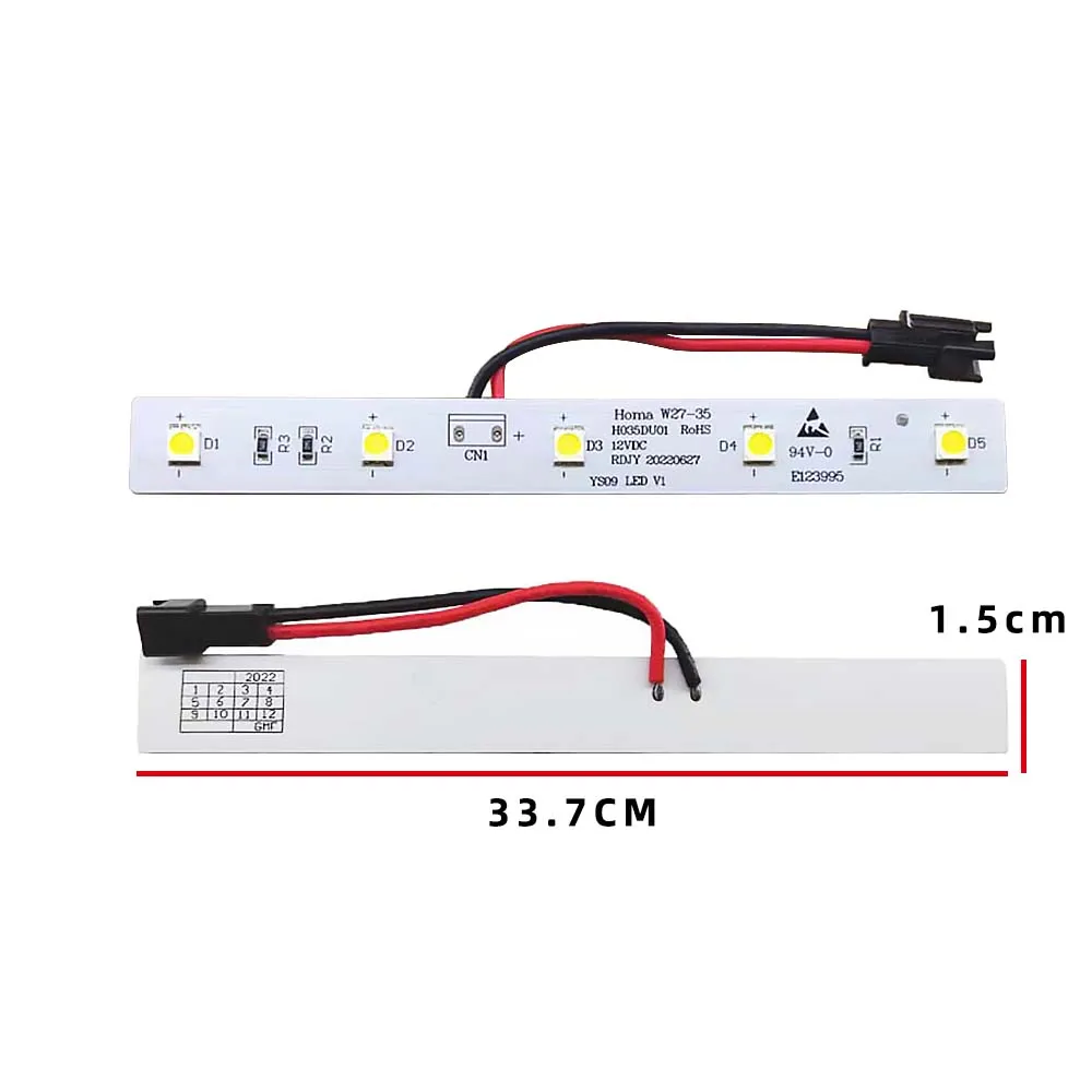 W27-35 Refrigerator LED Strip E123995 for Homa Refrigerator Light BCD-455WKGM 1PCS led strips