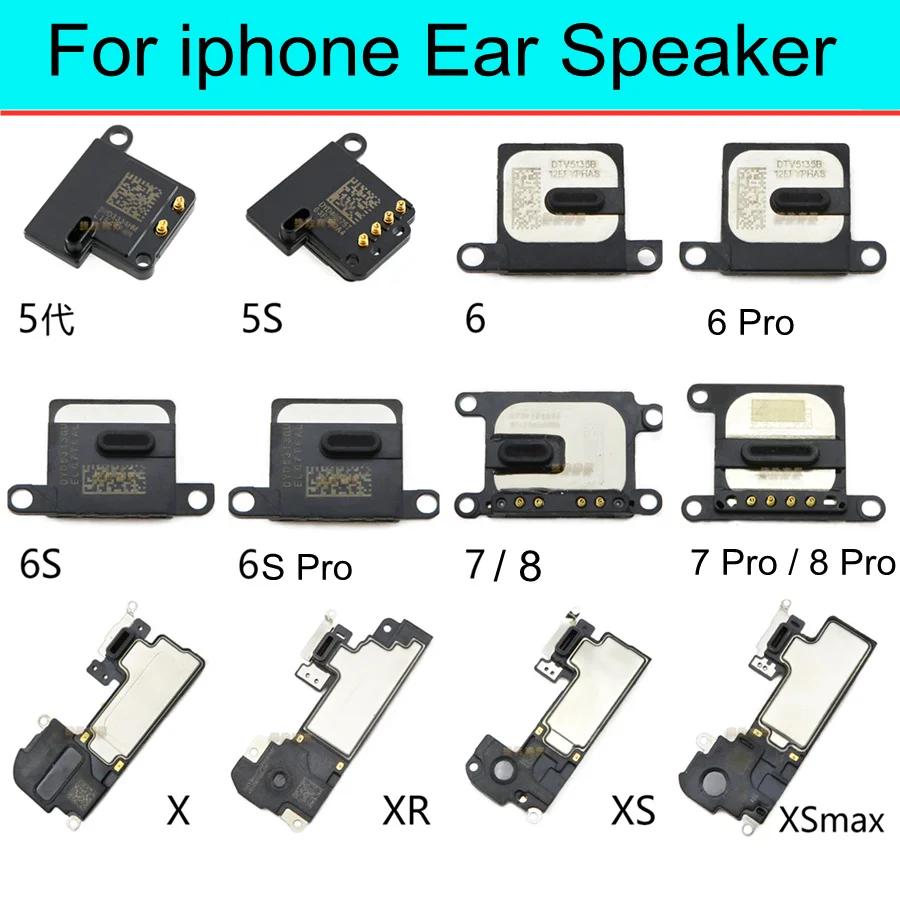 Welvarend Turbulentie Huis Ear Speaker Luidspreker For Iphone 6 6s 7 8 Plus 5s Se 11 Geluid Ringer  Flex Kabel Voor X Xs Max Xr Reparatie Parts - Mobile Phone Flex Cables -  AliExpress