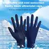 UV Fishing Gloves Non Slip UV Protection Full Finger Fishing Gloves Thin Ice Silk Gloves For Outdoor Activities Daily Driving 4