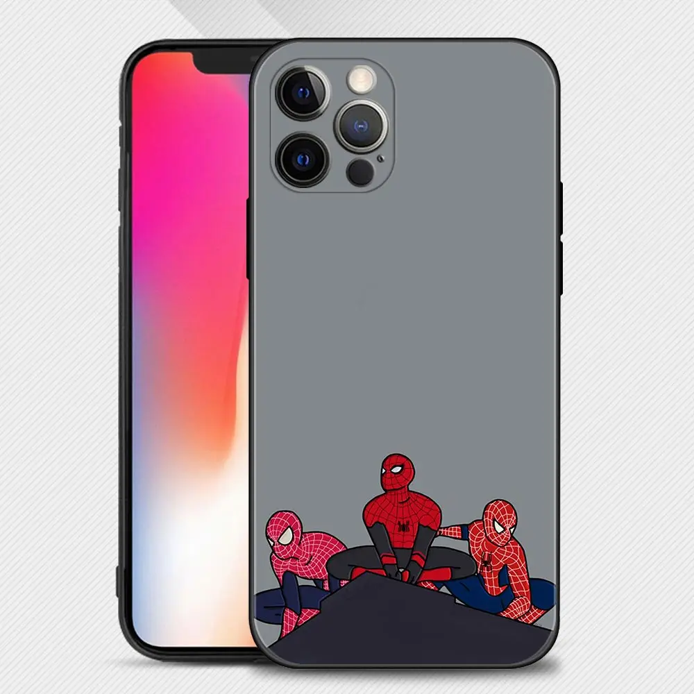 13 pro max cases Case For Apple iPhone 13 12 11 Pro Max Mini X XR XS Max 6 6S 7 8 Plus 5 5S SE(2020) Marvel Cartoon Spiderman Three Generations best cases for iphone 13 pro max