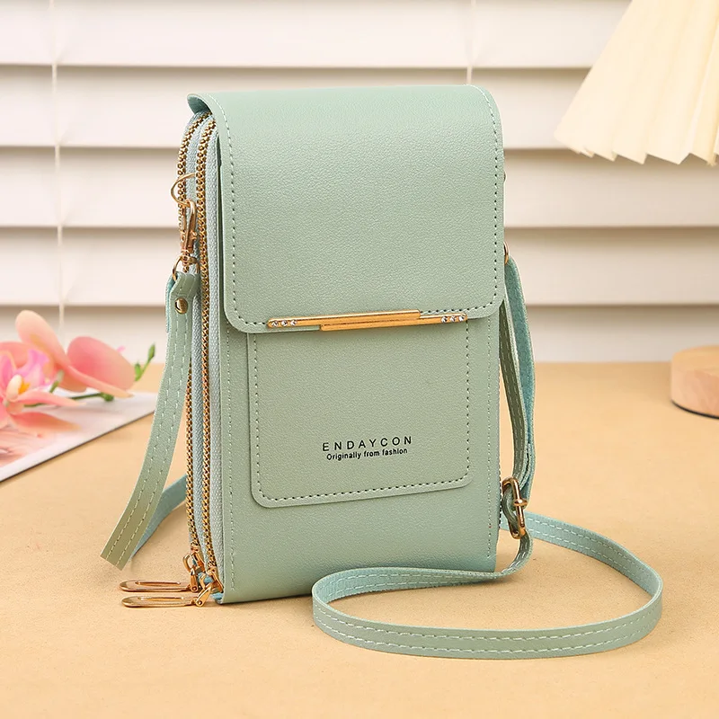 Dames crossbody telefoontas met kaarthouder en touchscreen_voghion.com