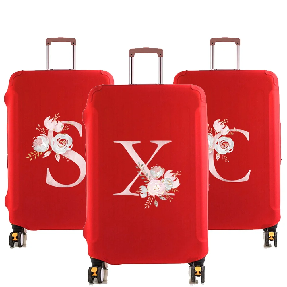 

Travel Suitcase Dust Luggage Protective Elastic Luggage Cover for 18-28 Inch Trolley Case Pink Flower Series Travel Accessories