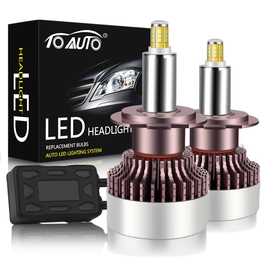 

2pcs Upgrade100W R9 3D LED H1 H7 H8 H11 9005 HB3 9006 HB4 9012 HIR2 Car LED Headlight Bulbs with CSP Chips Auto Lamp 12V