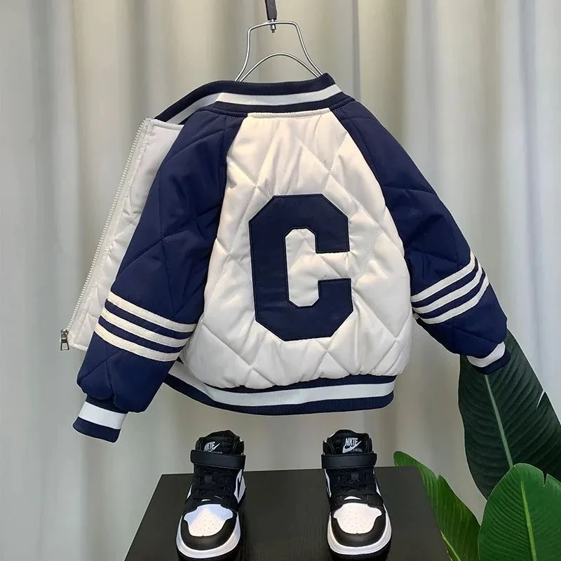 New Children Parkas Winter Jacket for Boys Girls Warm Top Coat Kids Thicken Velvet Jackets Baby Coats Soft Casual Outerwear