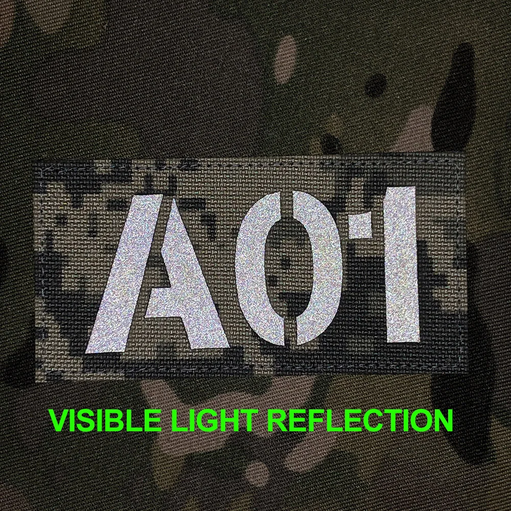 Clothing Patches Custom Laser Cutting IR IFF Infrared Reflection Patch Radio Call Sign Name Tapes Black Letters Morale Tactics Military Airsoft