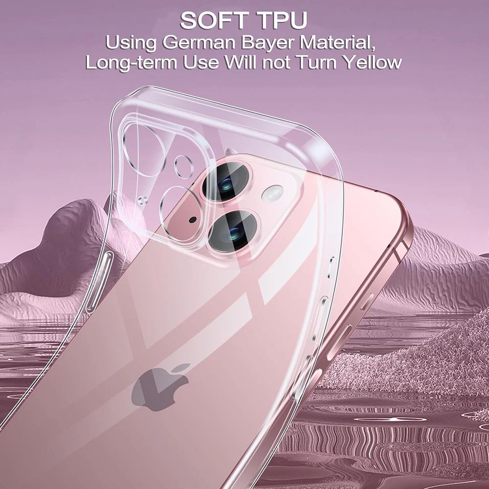 Silicone Soft Case with Full Camera Protection - Ultra Thin Design