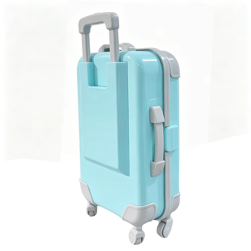 Valigia per Bambole da 18 Pollici: Un Accessorio Indispensabile per Viaggiare con le Bambole È una valigia alla moda per bambole, adatta a bambole da 18 pollici. - immagine 2