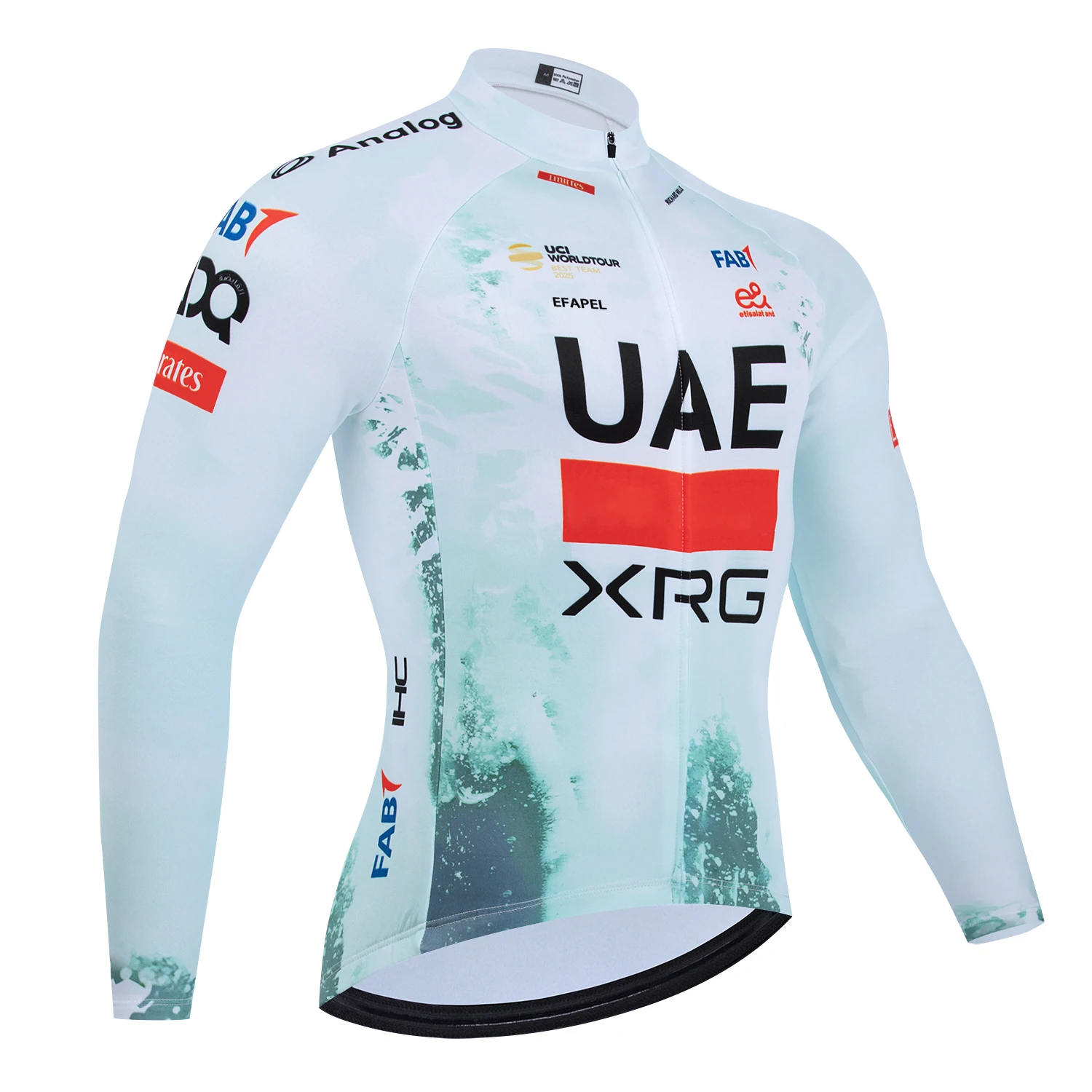 겨울 UAE 새로운 사이클링 자켓 마이요 남성 여성 MTB Ropa Ciclismo 열 플리스 도로 자전거 저지 코트 의류