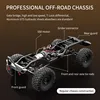 Professional 56CM Large Off Road High Speed Remote Control Truck 1:10 Electronic Differential Lock 17 Lighting 4WD RC Truck Car 4