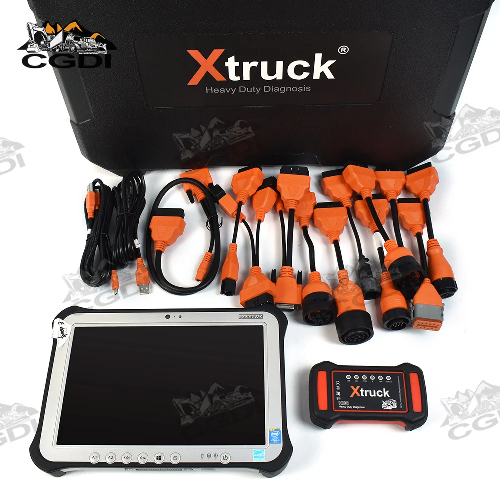 

FZ G1 Tablet with Xtruck Y009 HDD Full Function OBD2 Vehicles Test Tools for Heavy Duty Trucks UD/MACK Diagnosis Kit