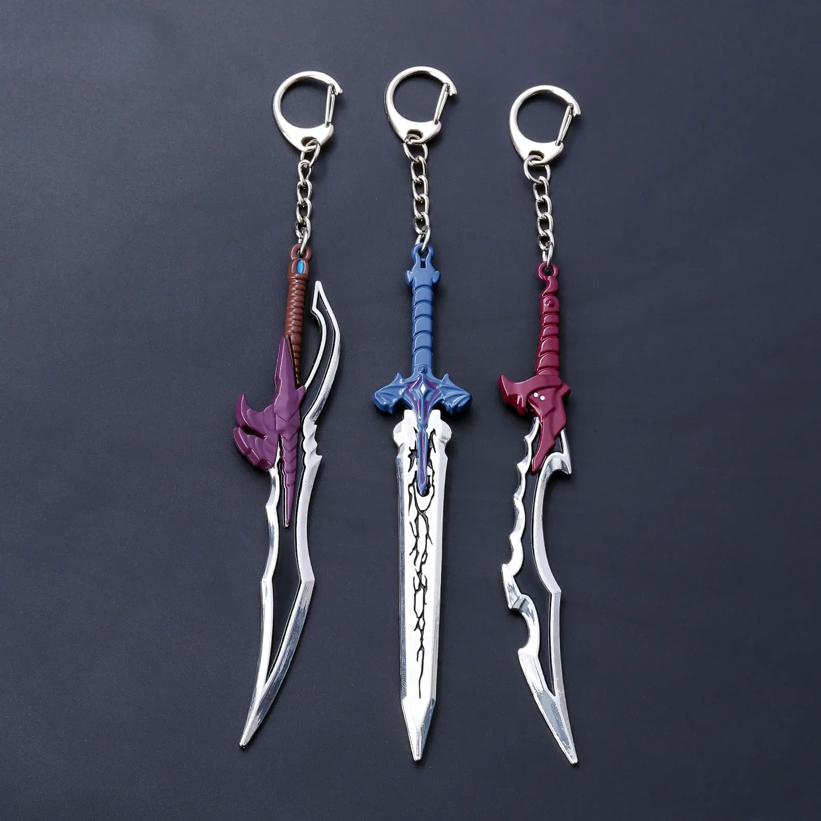 Anime Solo Nivellierung Cheng Xiaoyu Ritter Waffe Schlüsselbund Männer Hohe Schule Student Tasche Anhänger Fans Cosplay Requisiten Geburtstag Geschenk – Detail 7