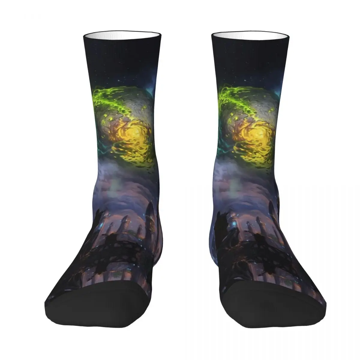 

Game - World Of Warcraft Photographic Creative BEST TO BUY Contrast color Field pack Funny Novelty Elastic Socks