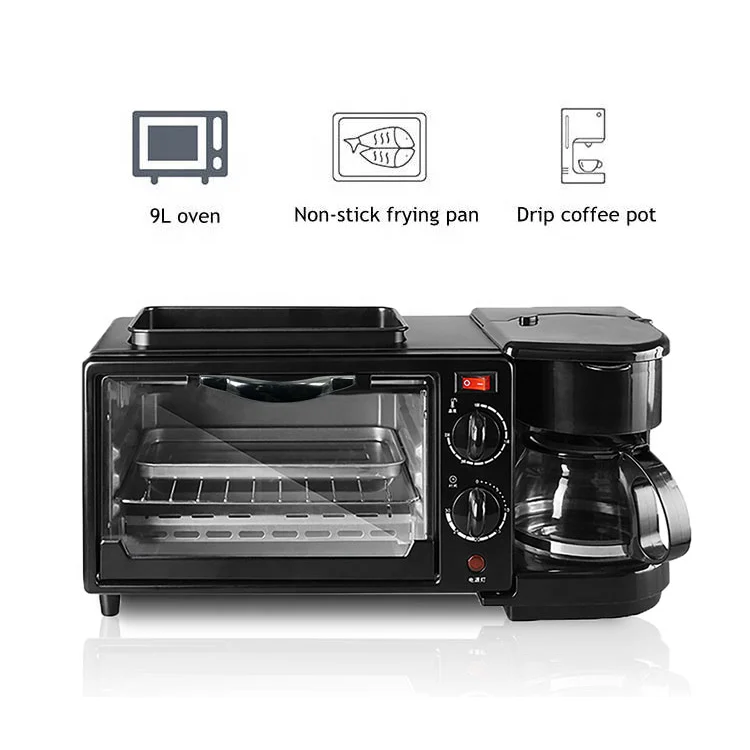 Buy 3-in-1 Complete Breakfast Machine Combination - Oven, Frying Pan and  Coffee Maker (9 Liters) at ShopLC.