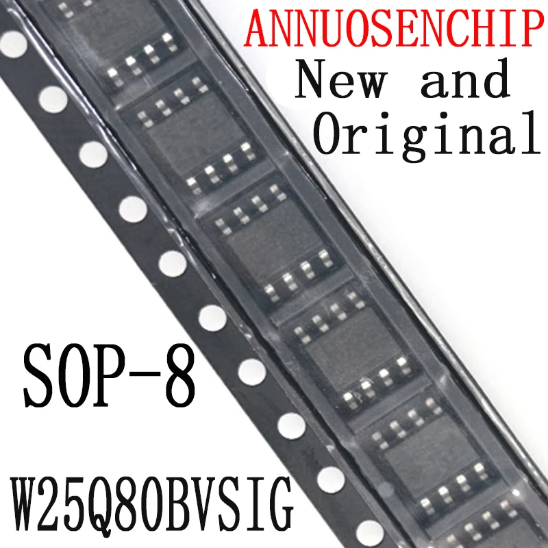

100 шт. новые и оригинальные SOP-8 w25q80bvcome SOP8 W25Q80 SOP 25Q80 W25Q80BVSIG
