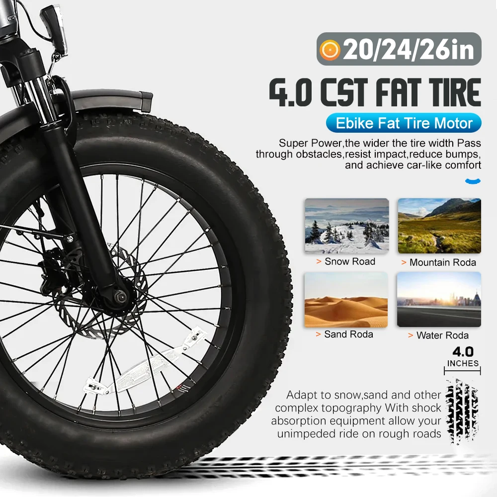 Kit De Conversion De Vélo électrique 20 Pouces, Réduction Du
