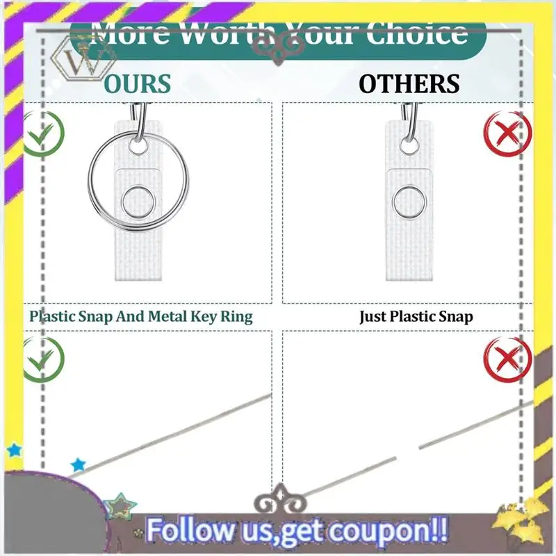 새로운 20팩 개폐식 배지 홀더 릴(벨트 클립 및 열쇠 고리 포함), 간호사용 헤비 듀티 ID 배지 릴