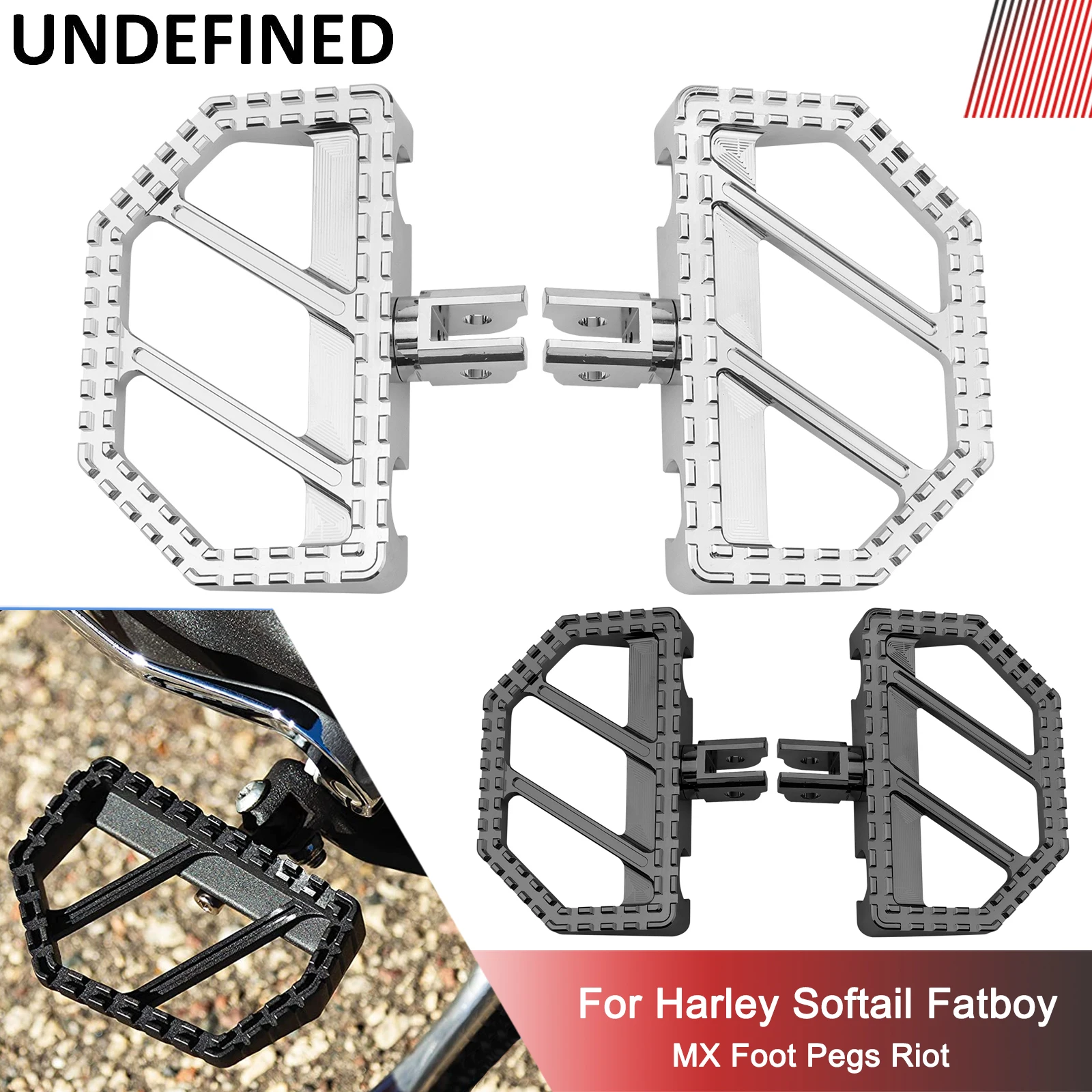 FrontFootPegsRiotFloorboardsforHarleySoftailFatboyStreetBob