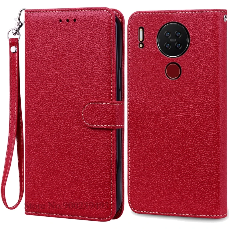 Elegant Leather Flip Wallet Phone Case with Bumper Protection