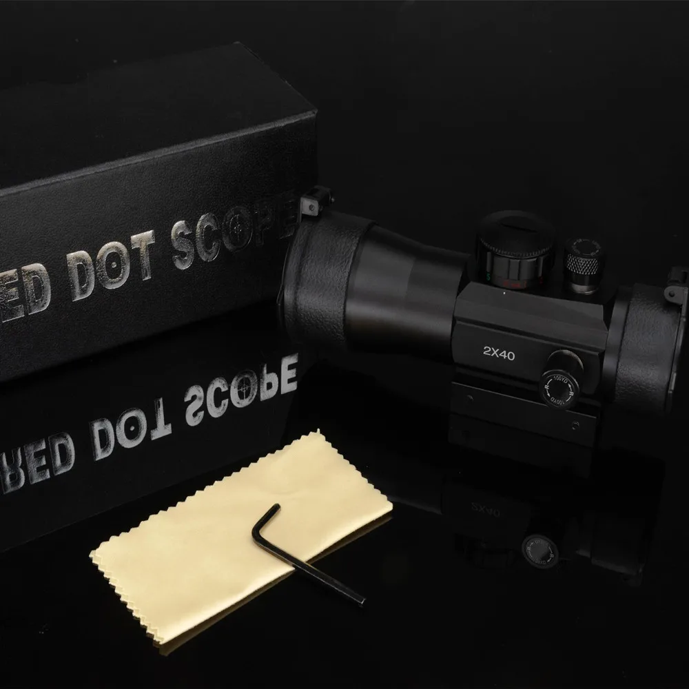 Red Dot Sight 3X44/2X40/3X42/1X40 Holographic Red/Green Dot Scope With 11/20mm Mount For Hunting Rifle Scope