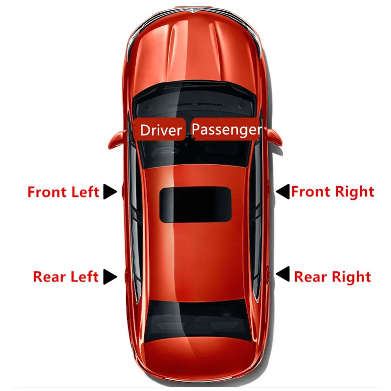 Car Front Rear Door Sides Audio Speaker Trim Horn Panel Cover For Audi Q5