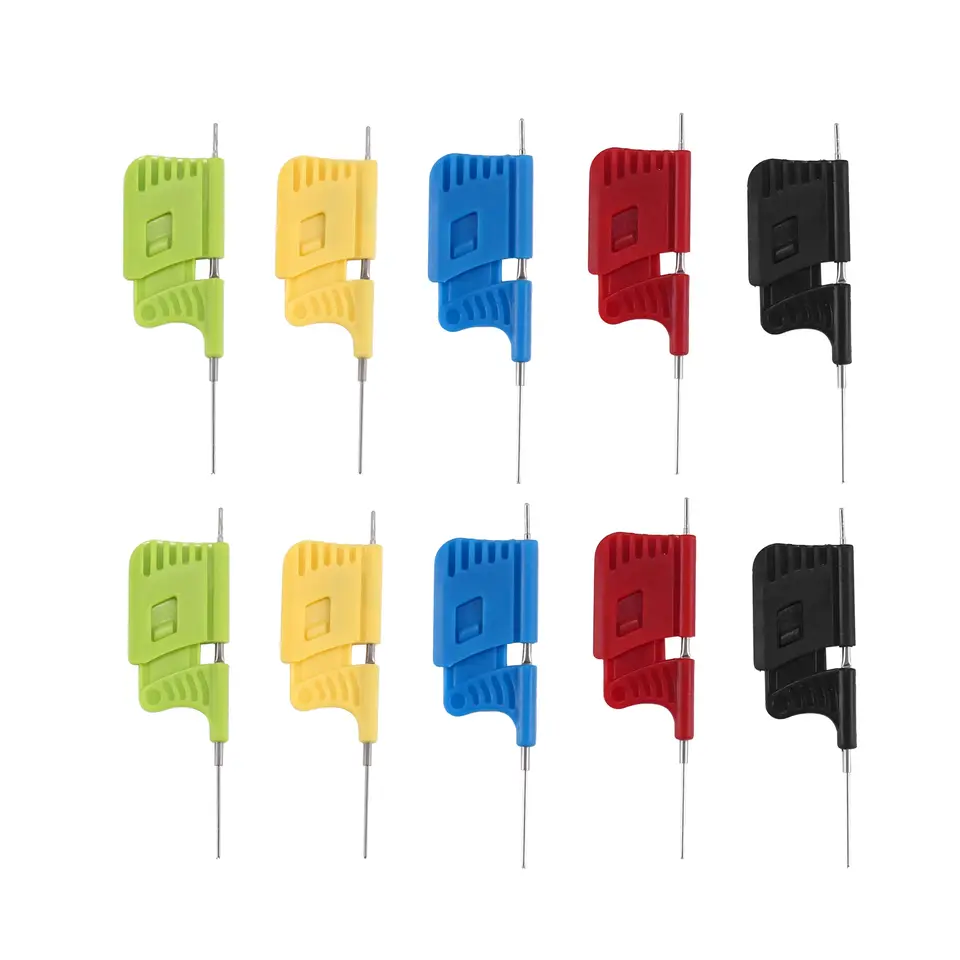10Pcs SDK08 Test Clip SMD IC Test Hook Clips for Electrical Testing Ultra Small Clip Test Chip image 1