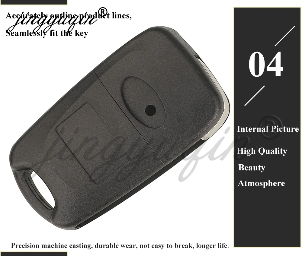Jingyuqin 95430-1P000 95430-1P001 Fernbedienung Auto Schlüssel für Kia Venga 2009 2010 2011 2012 2013 2014 433 Mhz ASK ID46 Flip Fob Steuerung – Detail 9