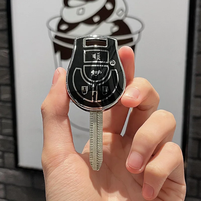 TPU 자동차 키 커버 스킨, 닛산 2018 2019 2020 센트라 써니 쥬크 큐브 NV200 2013 2014, 원격 포브 쉘 케이스, 자동차 액세서리