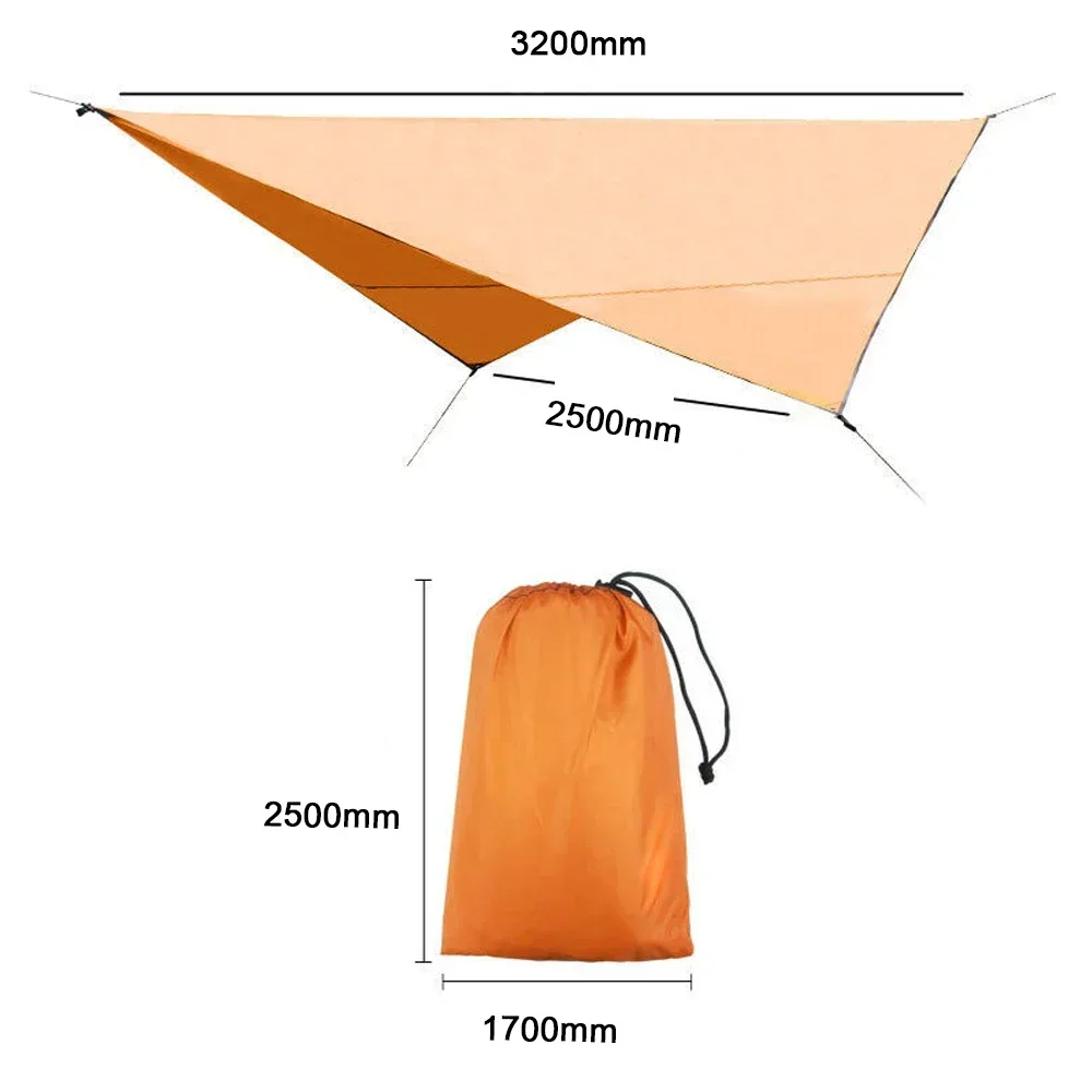 

Portable Outdoor Sunscreen Shade Waterproof Sunshine Shade Oxford Cloth Camping Awning Multifunctional Shade Tent Picnic Mat